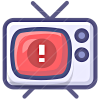 TV Old Warning icon